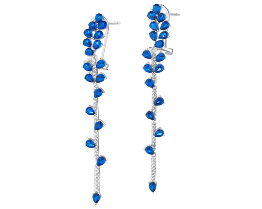 Kolczyki srebrne z cyrkoniami – srebro 925