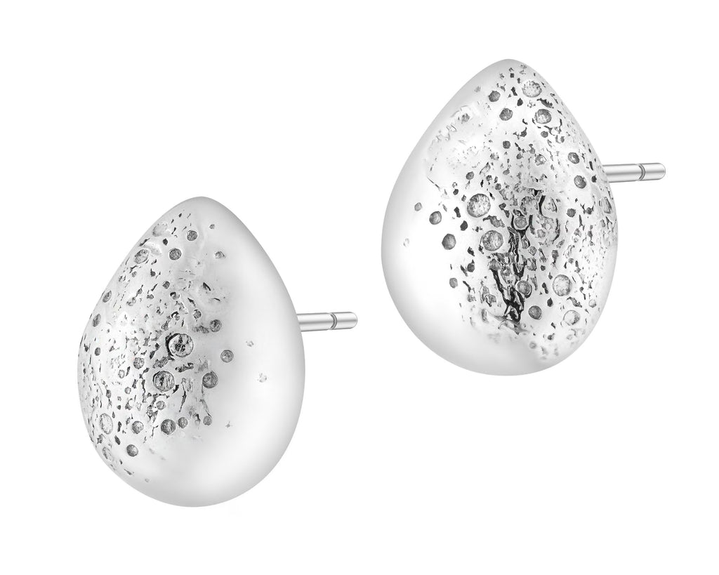 Kolczyki srebrne łezki – długość 25 mm